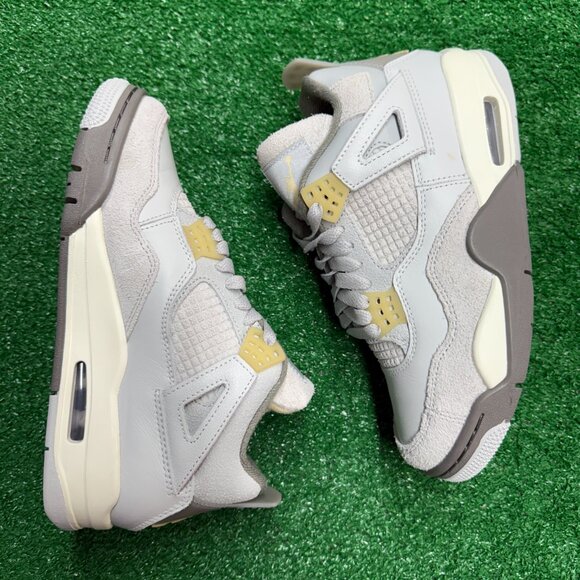 Mens 4.5/WMNS 6 Nike Air Jordan 4 Retro SE Craft Shoes Grey DV3742-021 VNDS main image 5
